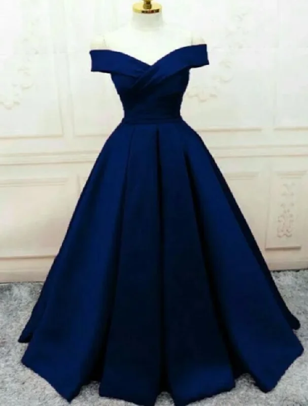 Fashionable Navy Blue Party Gown 2020, Prom Dress,DS4045