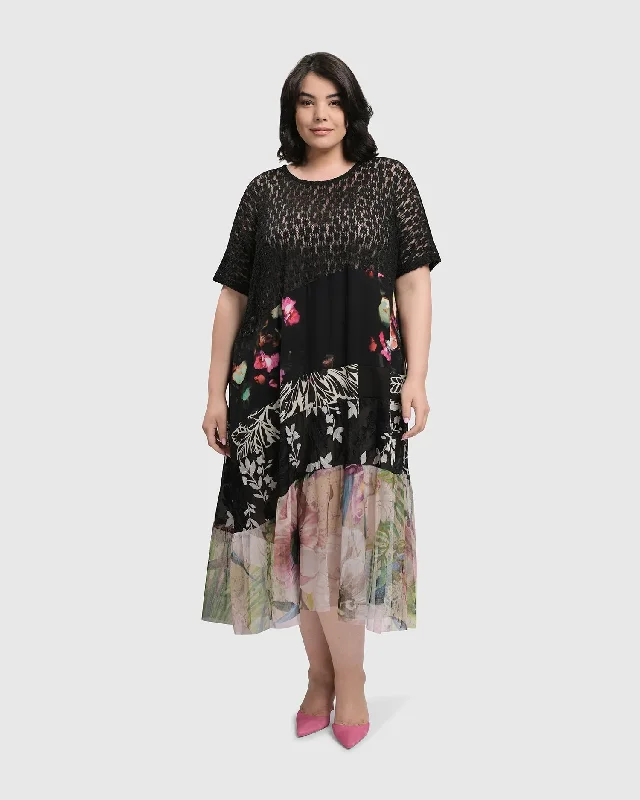 ADALINE TIERED MAXI DRESS, FLORAL