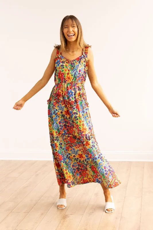 Island Breeze Sleeveless Maxi Dress