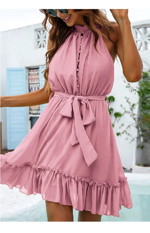 Brighter Days Halter Dress