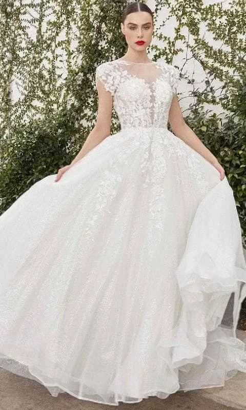 Andrea and Leo - Bateau A-Line Bridal Dress A1082W