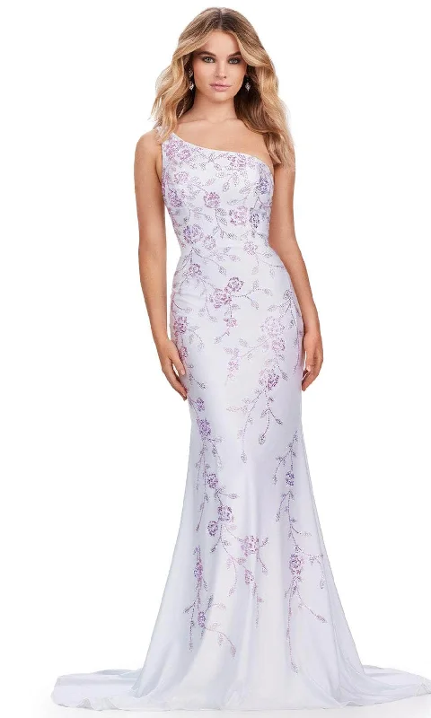 Ashley Lauren 11525 - One Shoulder Jersey Prom Dress