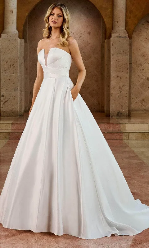 Rachel Allan Bridal RB2188 - Strapless A-Line Wedding Gown