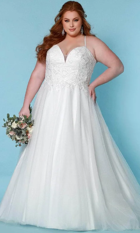 Sydney's Closet Bridal - SC5277 Sweetheart Embroidered Bridal Gown