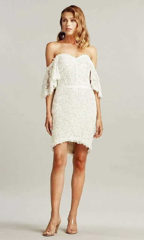 Tadashi Shoji - Madryn Embroidered Off-The-Shoulder Dress