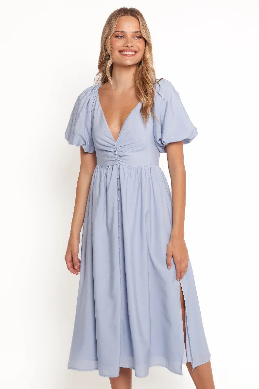 Charley Midi Dress - Blue