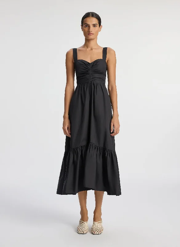 Lilah II Cotton Midi Dress