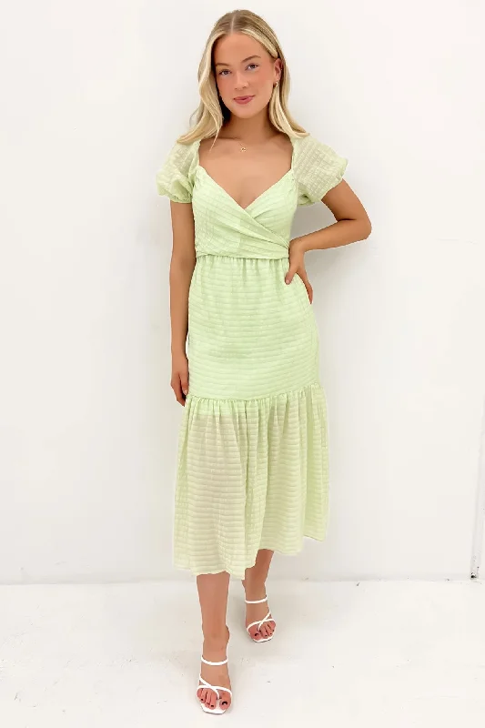 Sarann Midi Dress Green